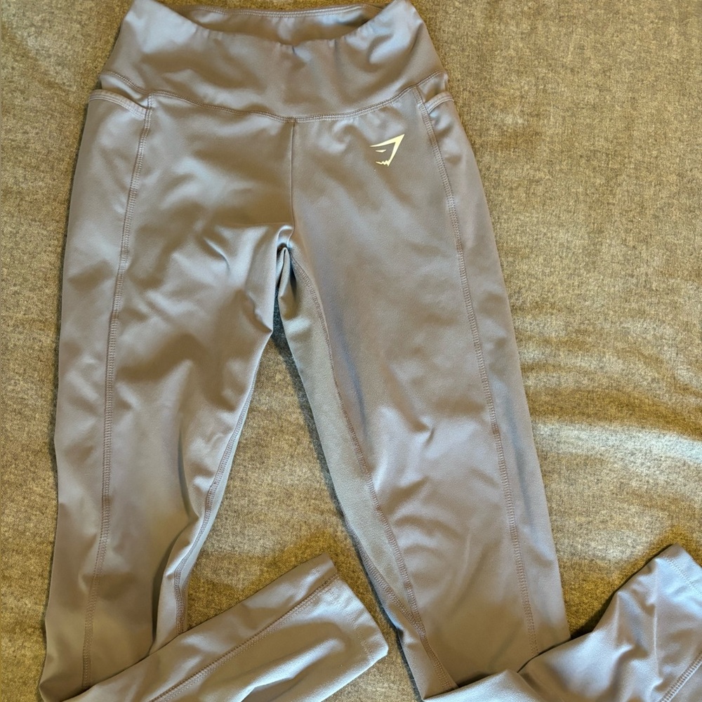 Gymshark Gray with purple tint‎  High Rise Legging - Size S